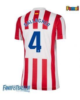 Atletico Madrid Conor Gallagher #4 Tricou Fotbal Replică 2025-26 Femei Acasa